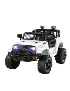 Electric 12V 60W Motors R/C LED Lights Ride On Jeep Toy