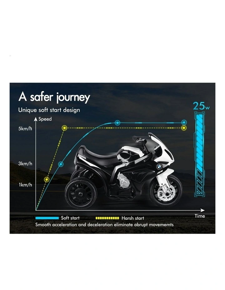 BMW Licensed Ride On Motorcycle Toy image 5