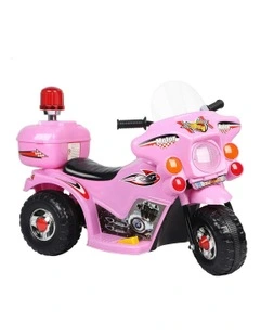 6V Electric 25W Motor MP3 Ride On Police Motorcycle Toy