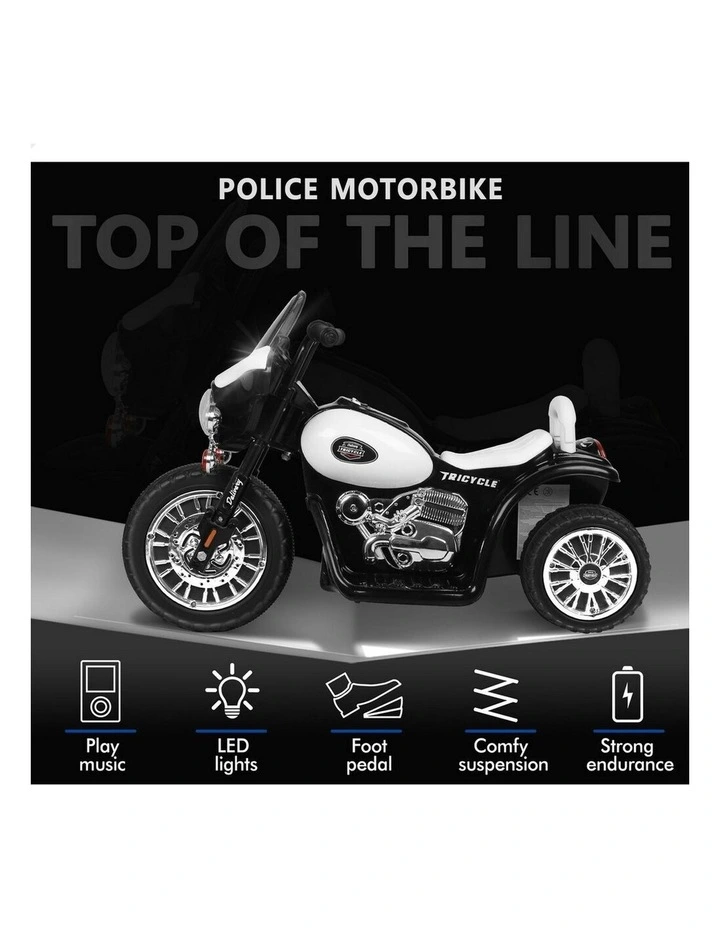 Electric 25W Motor Harley-Inspired Ride On Motorcycle Toy image 3