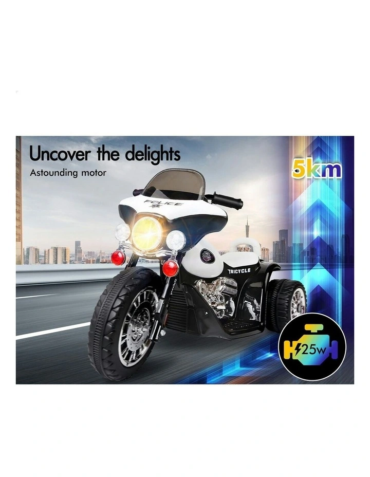 Electric 25W Motor Harley-Inspired Ride On Motorcycle Toy image 5