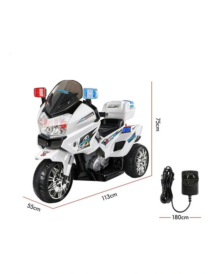 Electric 60W Motors BMW Inspired Ride On Patrol Motorcycle Toy image 7