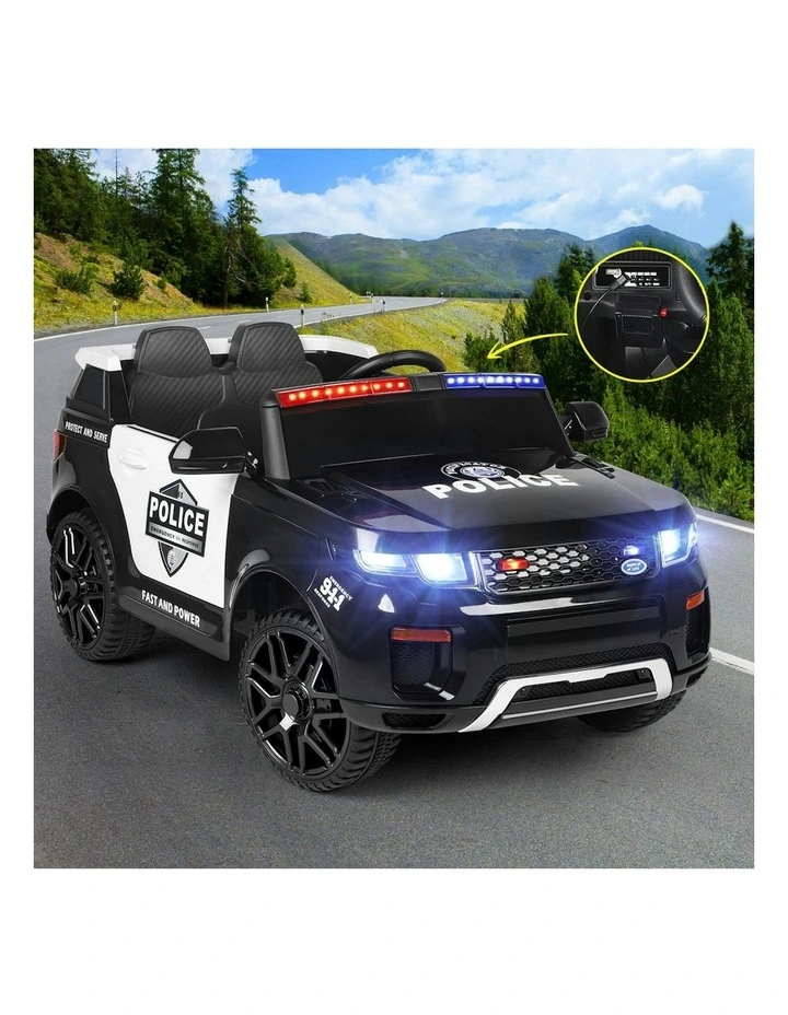 12V Electric Ride On Police Car Toy image 2
