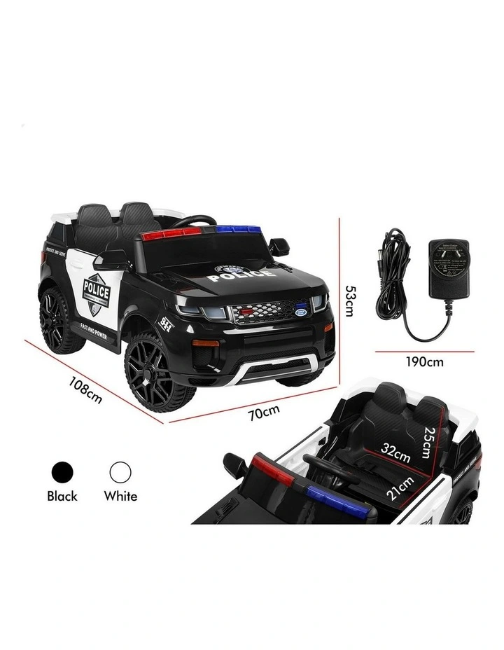 12V Electric Ride On Police Car Toy image 6