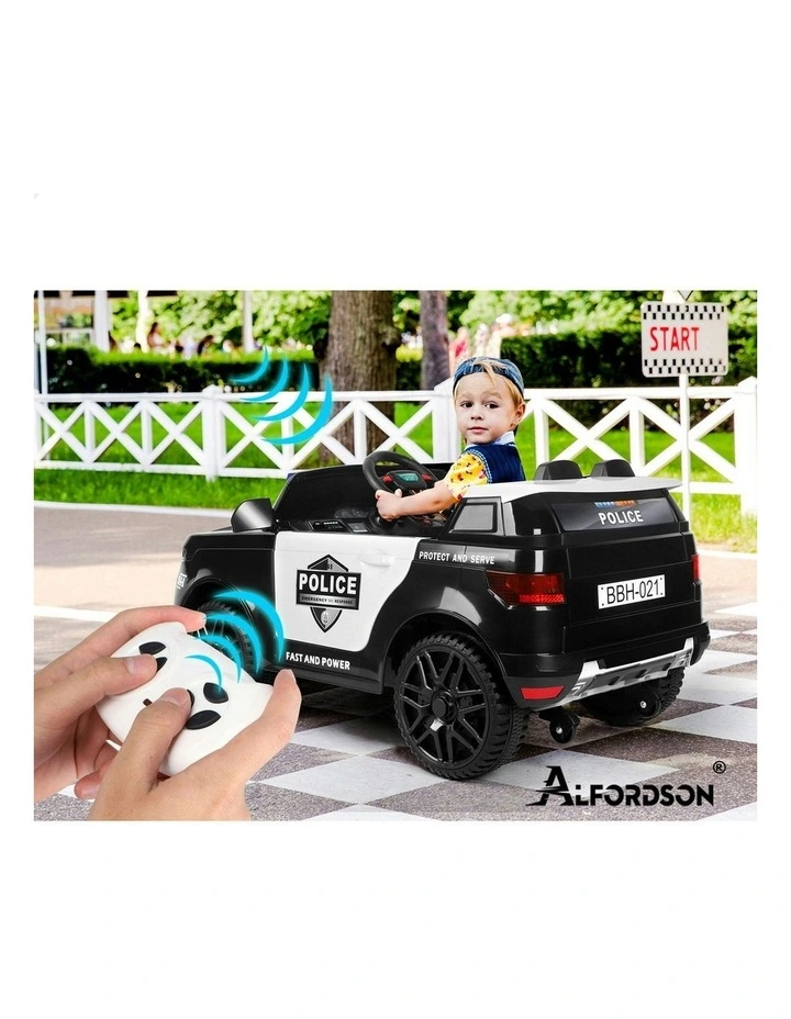 12V Electric Ride On Police Car Toy image 7