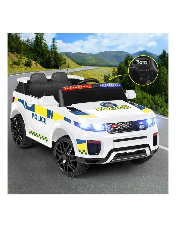 12V Electric Ride On Police Car Toy image 2