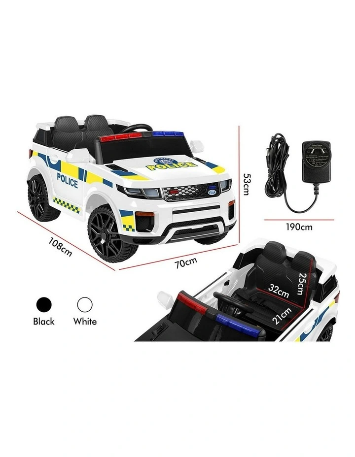 12V Electric Ride On Police Car Toy image 7