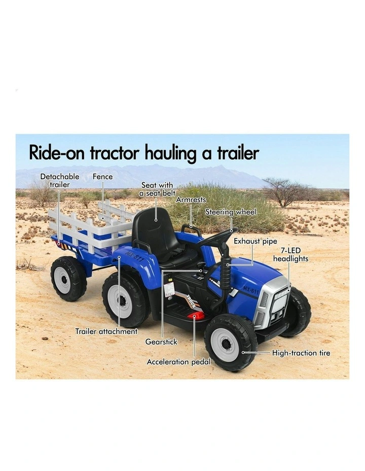 Ride On Tractor Vehicle Toy image 3