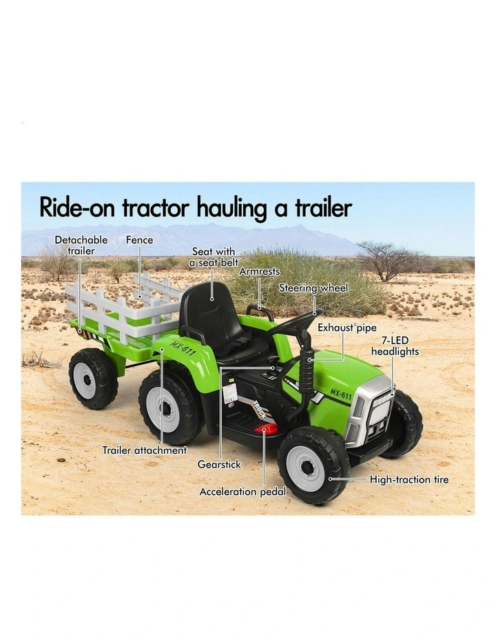 Ride On Tractor Vehicle Toy image 3