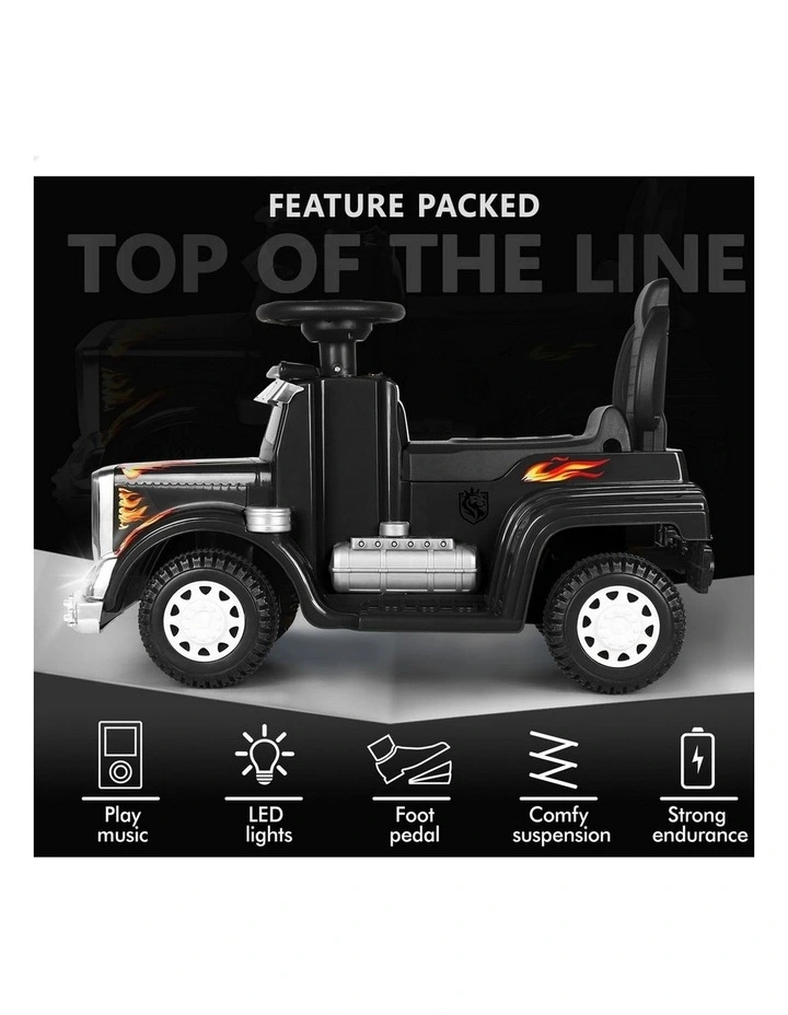 25W Motor With LED Lights Ride On Electric Truck Toy image 3