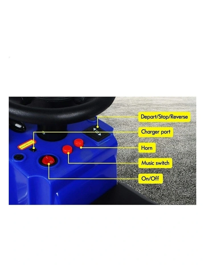25W Motor With LED Lights Ride On Electric Truck Toy image 7