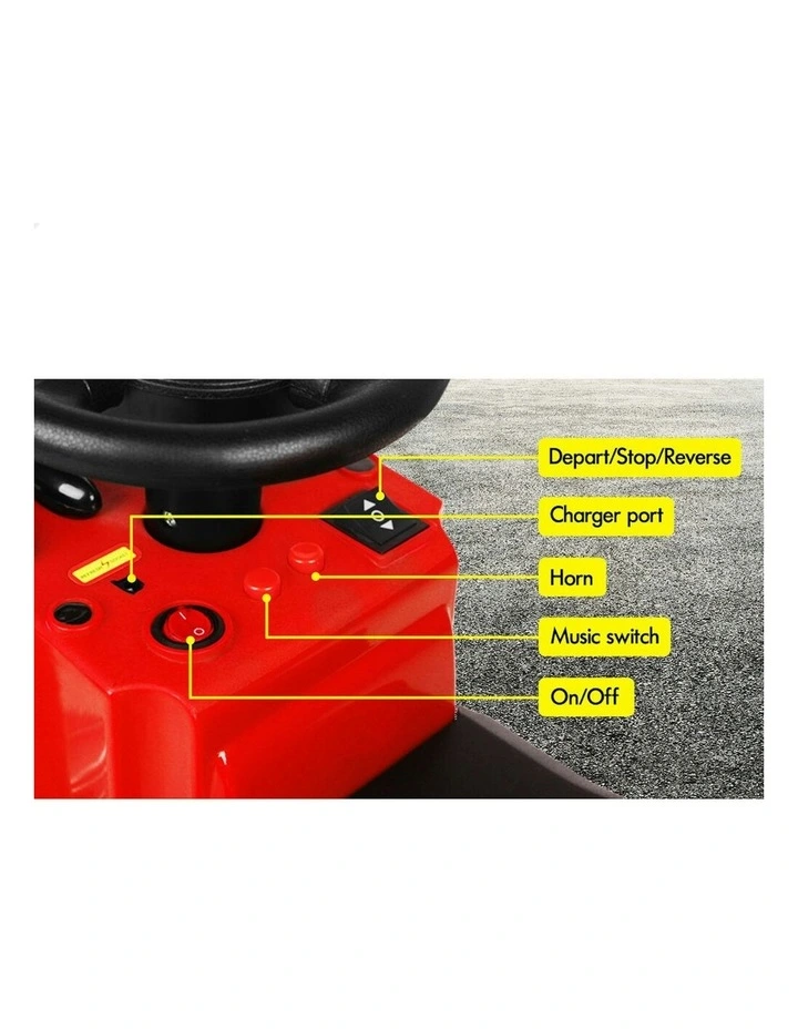 25W Motor With LED Lights Ride On Electric Truck Toy image 7