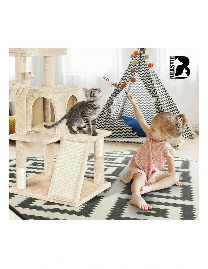 Cat Tree 100cm in Beige image 6