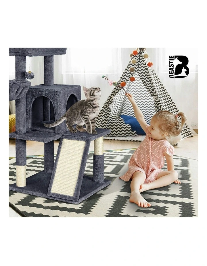 Cat Tree 100cm in Grey image 7