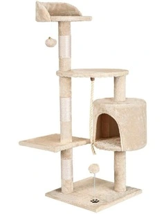 Cat Tree 112cm in Beige