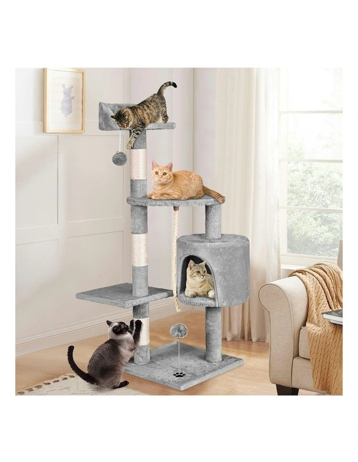 Cat Tree 112cm in Grey image 2