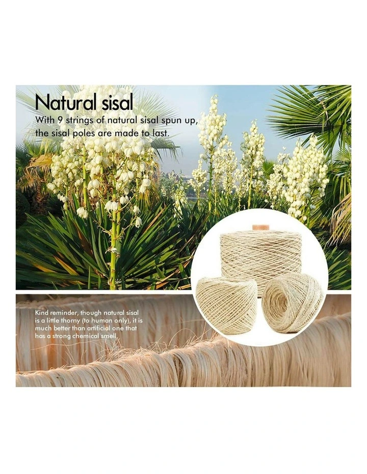 Cat Tree 141cm in Beige image 3