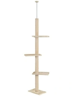 Cat Tree 230-286cm in Beige