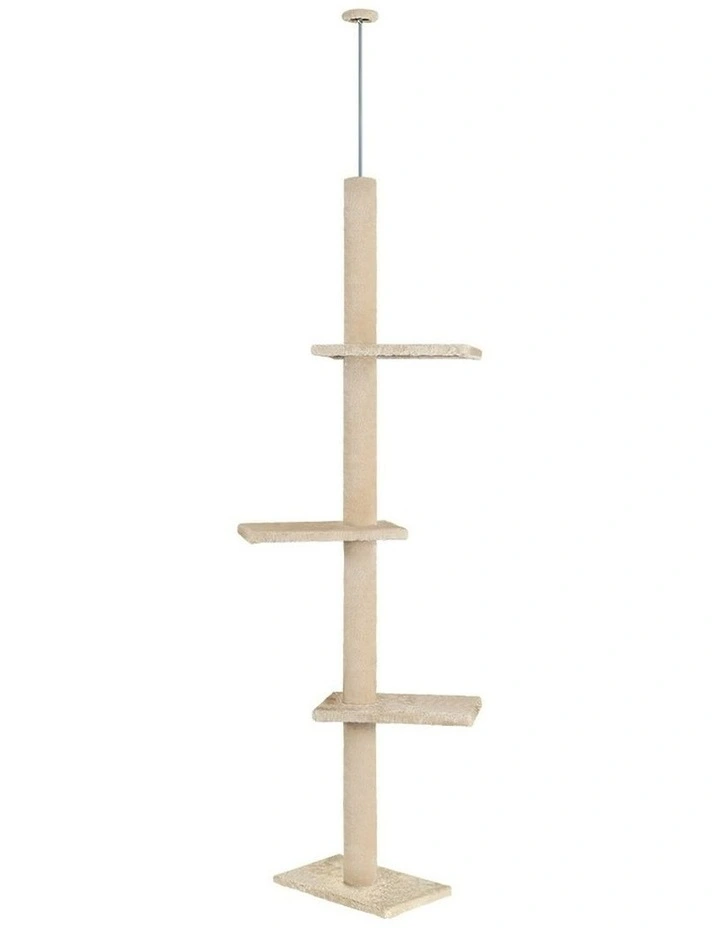 Cat Tree 230-286cm in Beige image 1