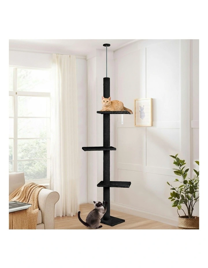 Cat Tree 230-286cm in Black image 2