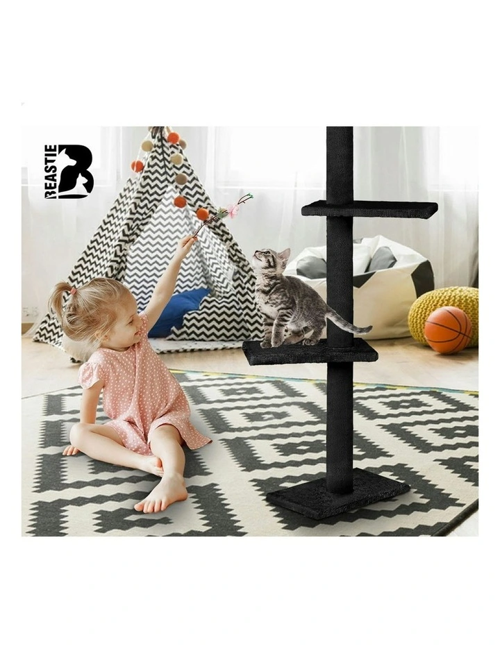 Cat Tree 230-286cm in Black image 6