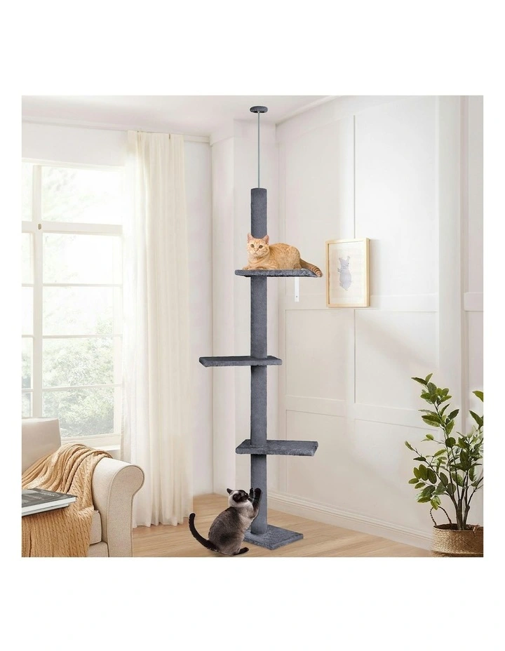 Cat Tree 230-286cm in Grey image 2
