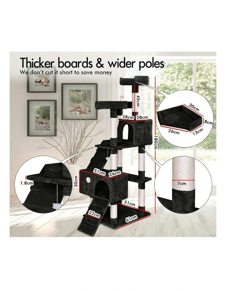 Cat Tree 100cm in Black image 6