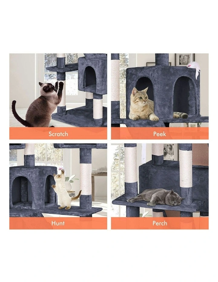 Scratcher Tower Tree 180cm in Grey image 4