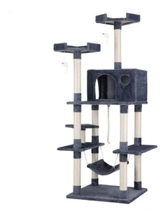 Scratcher Tower Tree 184cm in Grey
