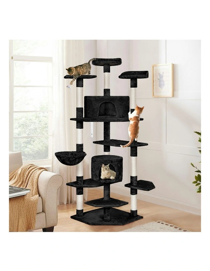 Scratcher Tower Tree in Black image 2