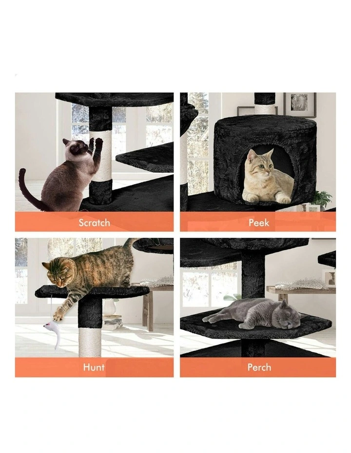 Scratcher Tower Tree in Black image 5