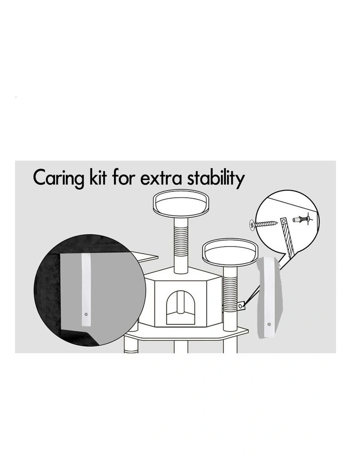 Scratcher Tower Tree in Black image 6