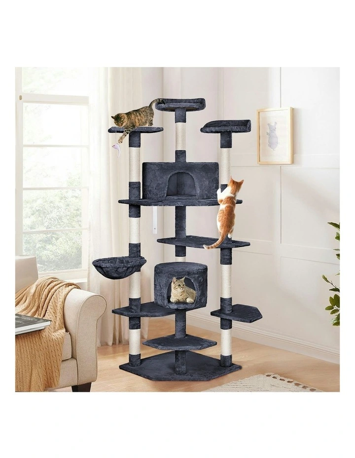 Scratcher Tower Tree 203cm in Grey image 2