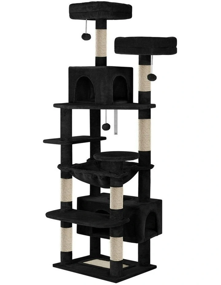 Scratching Post Tree Tower in Black image 1