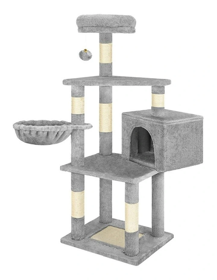 Scratching Post Tree 130cm in Grey image 1