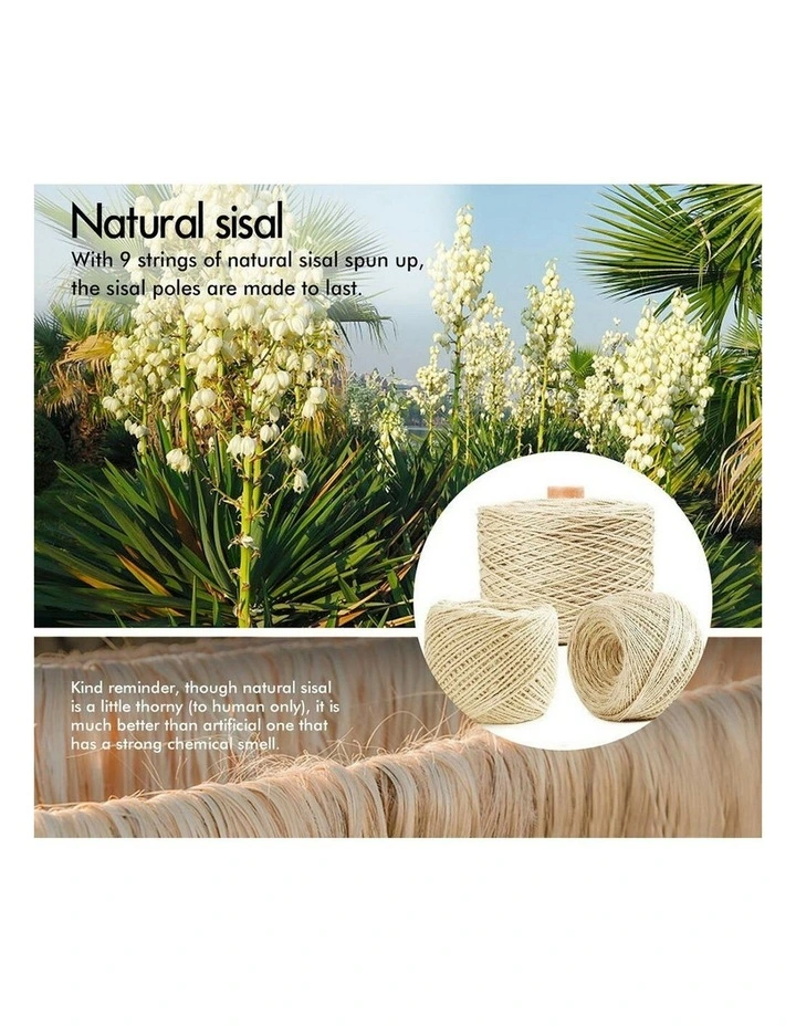 Scratcher Tower Scratching Post Cat Tree 92cm in Beige image 3