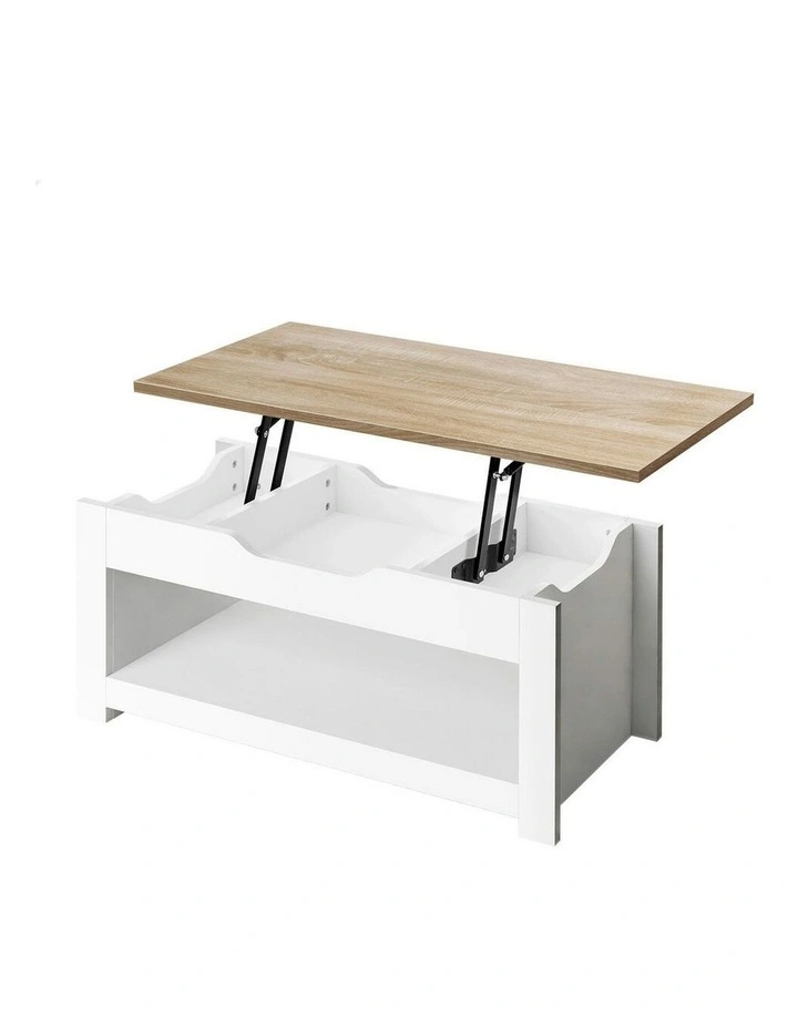 Lift Up Top Laptop Desk Coffee Table in Multi image 1