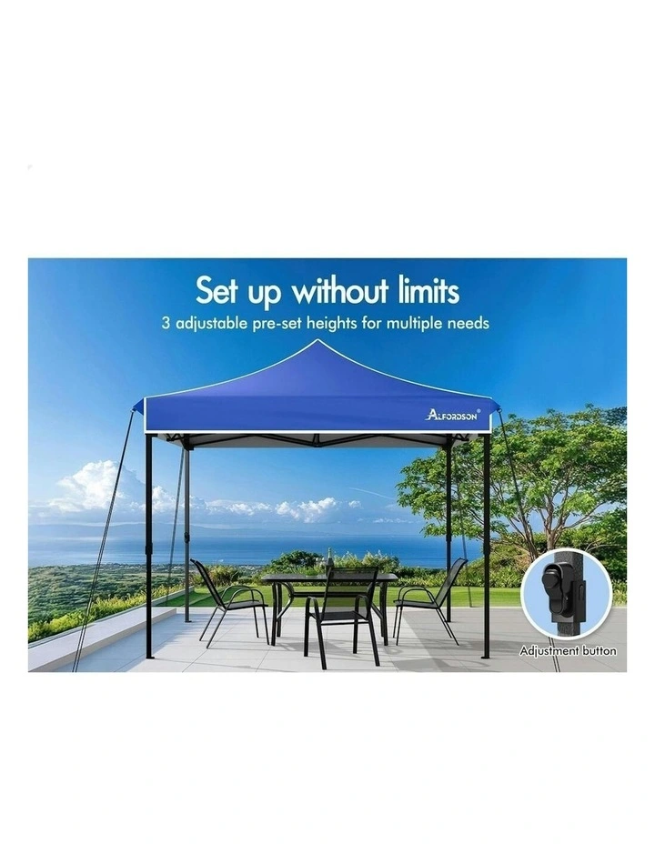 Wedding Canopy Gazebo Pop Up Tent 3x3 in Blue image 7