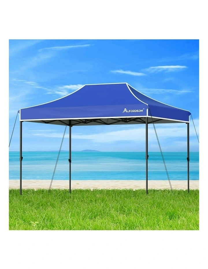 Wedding Canopy Gazebo 3x4.5 Pop Up Tent in Blue image 2