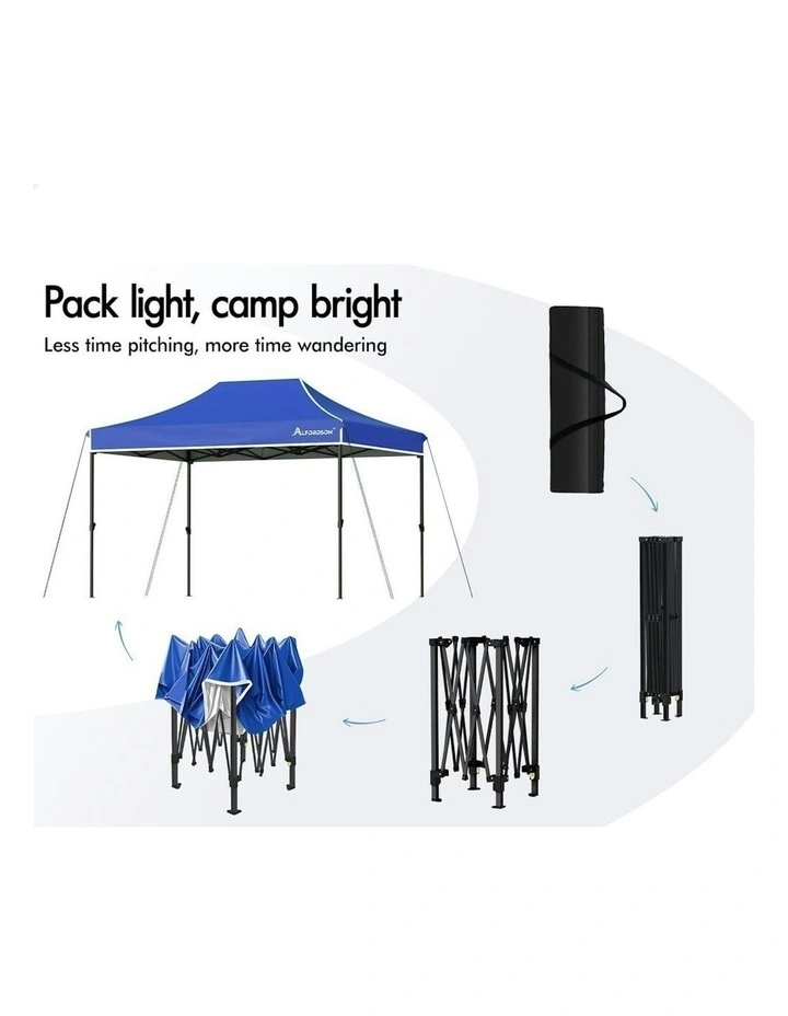 Wedding Canopy Gazebo 3x4.5 Pop Up Tent in Blue image 4