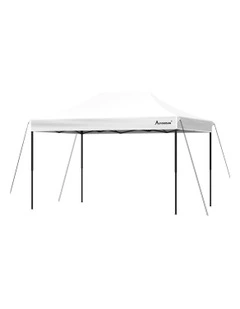 Gazebo Pop Up Marquee 600D Oxford Folding Outdoor Tent 4.5x3m in White