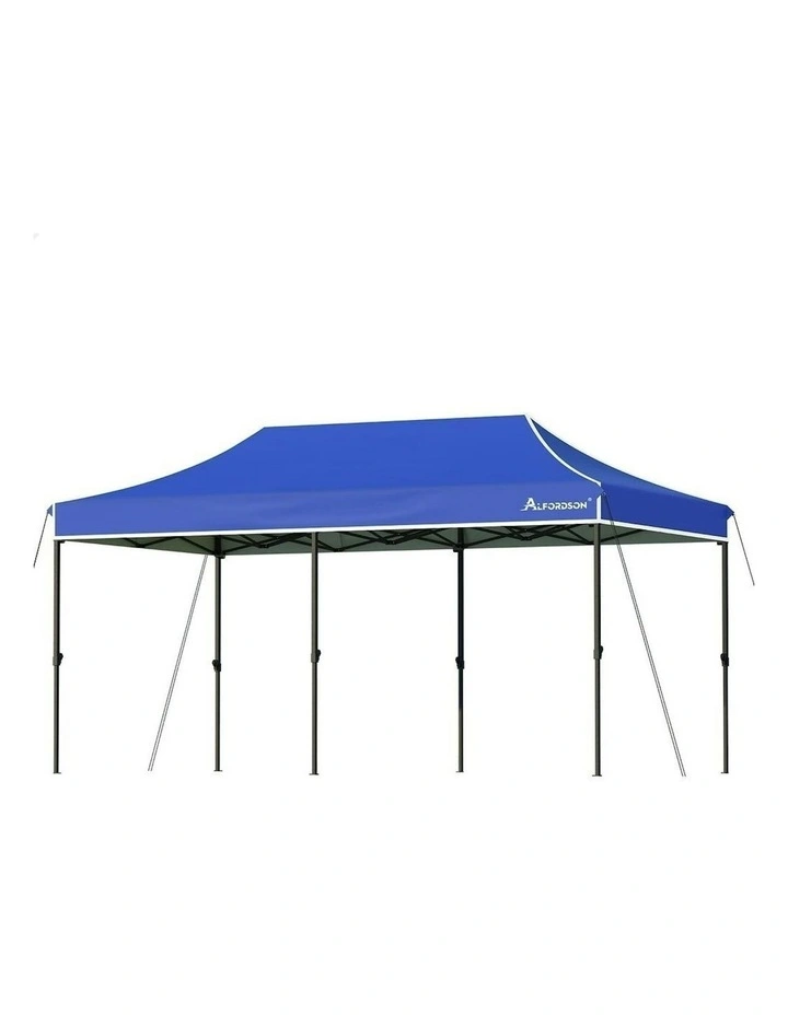 Wedding Canopy Gazebo Pop Up Marquee Outdoor Folding Tent 3x6 in Blue image 1