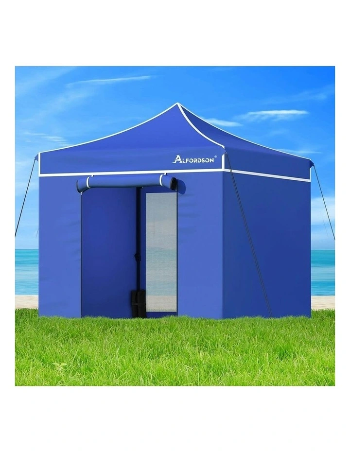 Gazebo Pop Up Marquee Tent 3x3 in Blue image 2