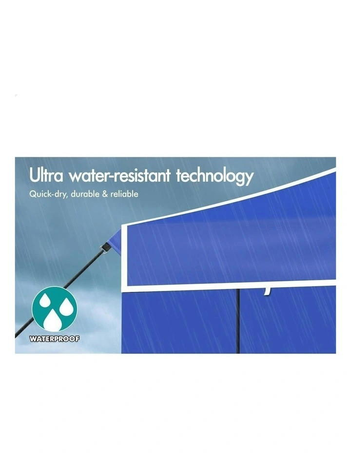 Gazebo Pop Up Marquee Tent 3x3 in Blue image 7