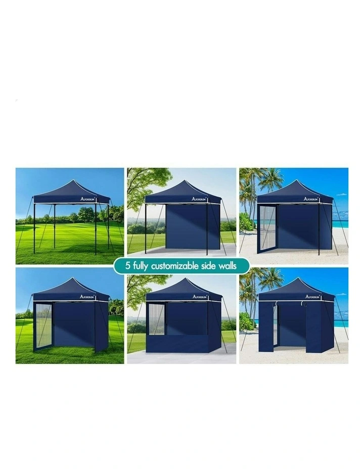 Gazebo Pop Up Marquee 3x3 in Navy image 6