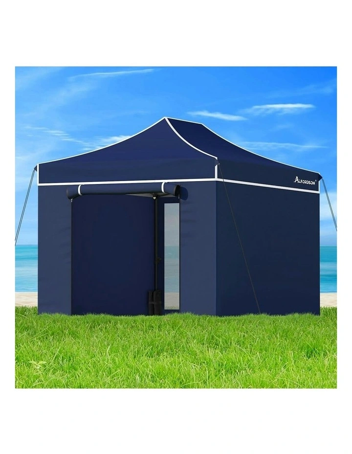 Gazebo Pop Up Marquee Tent 3x4.5 in Navy image 2