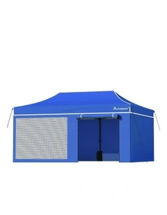 Gazebo Pop Up Marquee 3x6 in Blue