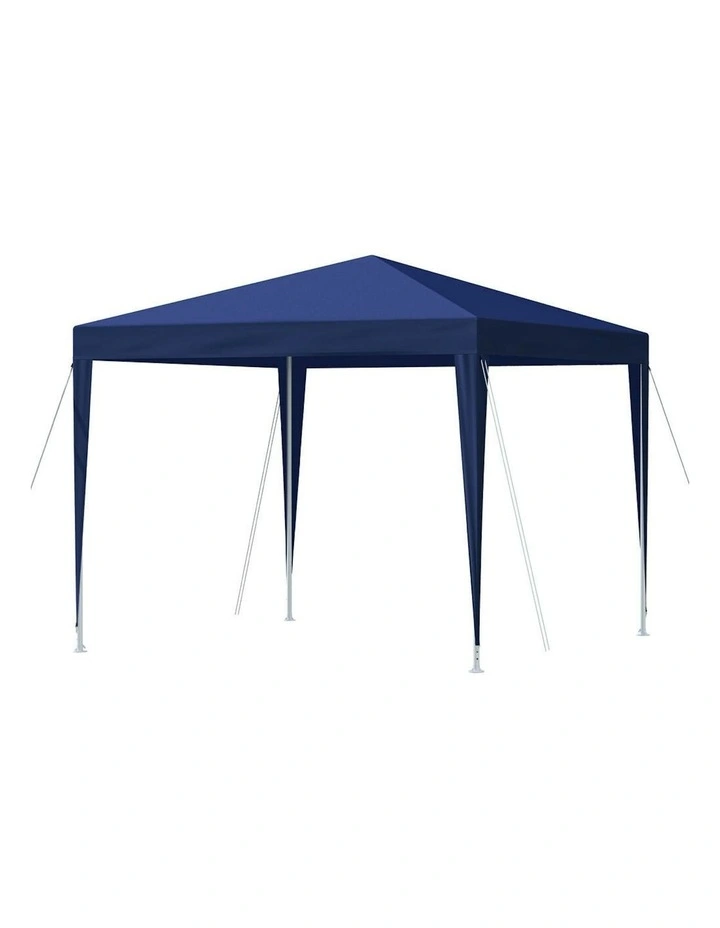 Gazebo Outdoor Wedding Camping Marquee 3x3m in Blue image 1