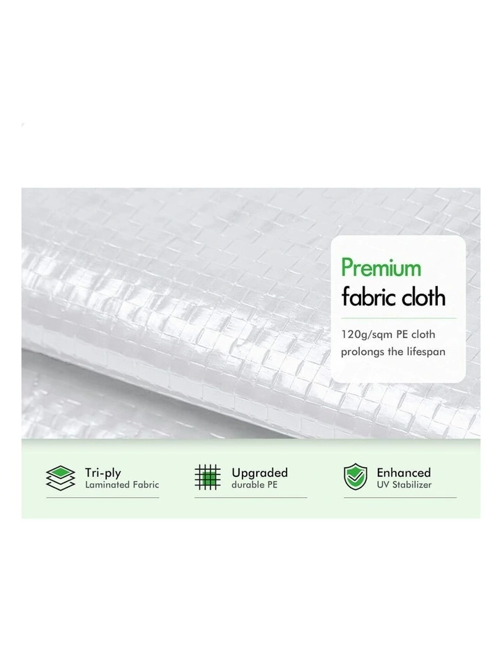 Outdoor Wedding Camping Marquee Canopy Portable Gazebo 3x6m in White image 3