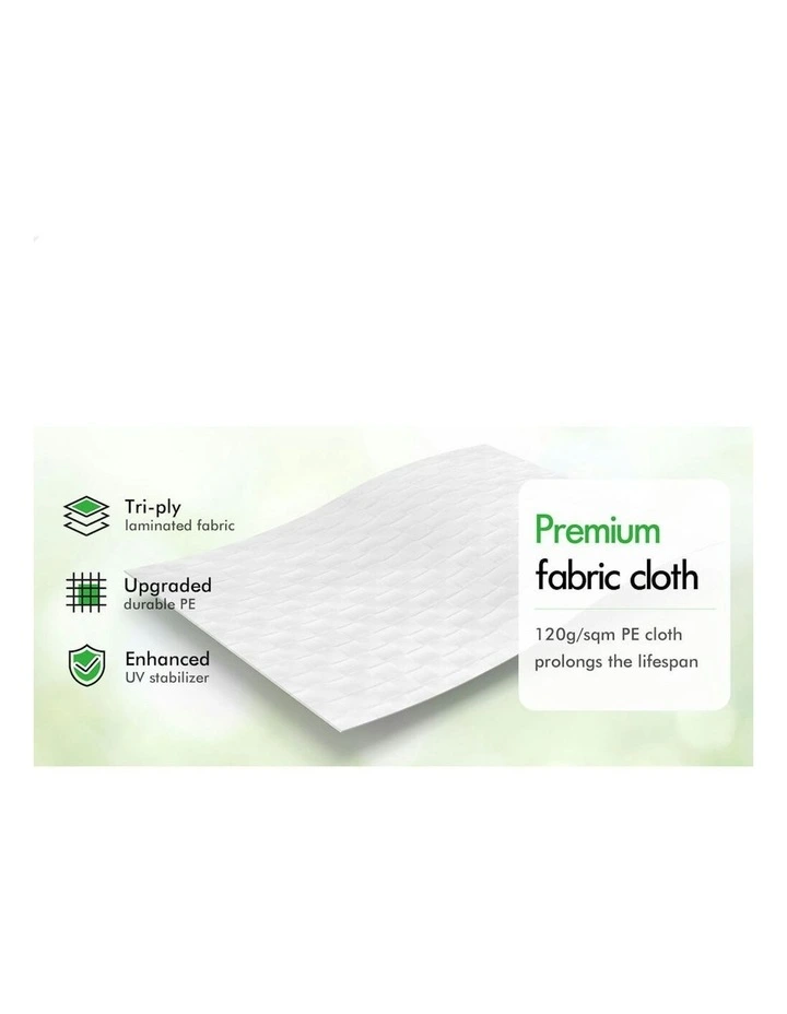 Outdoor Party Tent Marquee Camping Portable Side Wall Gazebo 3x9 in White image 4